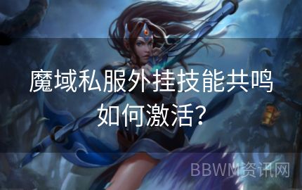 魔域私服外挂技能共鸣如何激活？