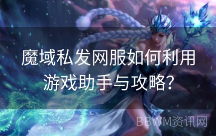 魔域私发网服如何利用游戏助手与攻略？