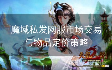 魔域私发网服市场交易与物品定价策略