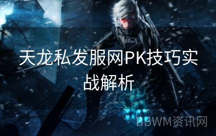 天龙私发服网PK技巧实战解析