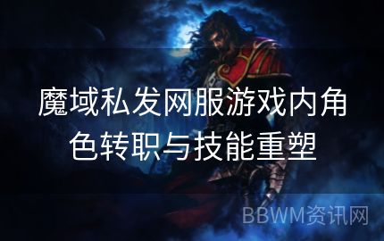 魔域私发网服游戏内角色转职与技能重塑