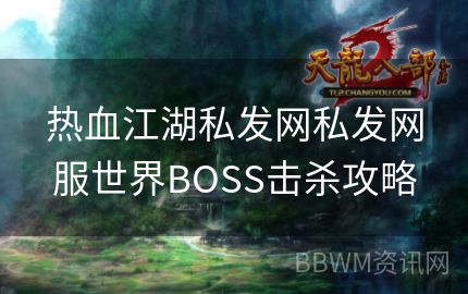 热血江湖私发网私发网服世界BOSS击杀攻略