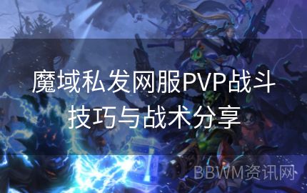 魔域私发网服PVP战斗技巧与战术分享