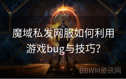 魔域私发网服如何利用游戏bug与技巧？